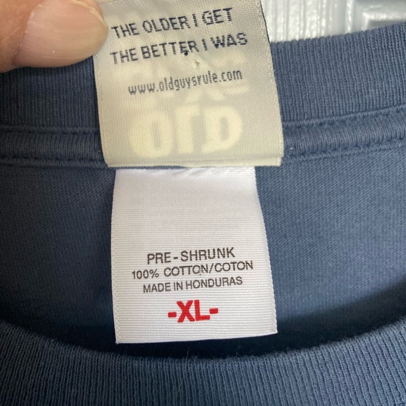 Old guys rule, blue, short sleeve T-shirt, size extra large - Picture 6 of 8